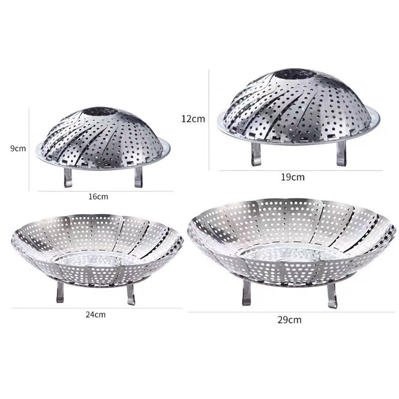 Zhaoran 304 Stainless Steel Folding Steaming Rack
Zhaoran 304 Stainless Steel Folding Steaming Rack