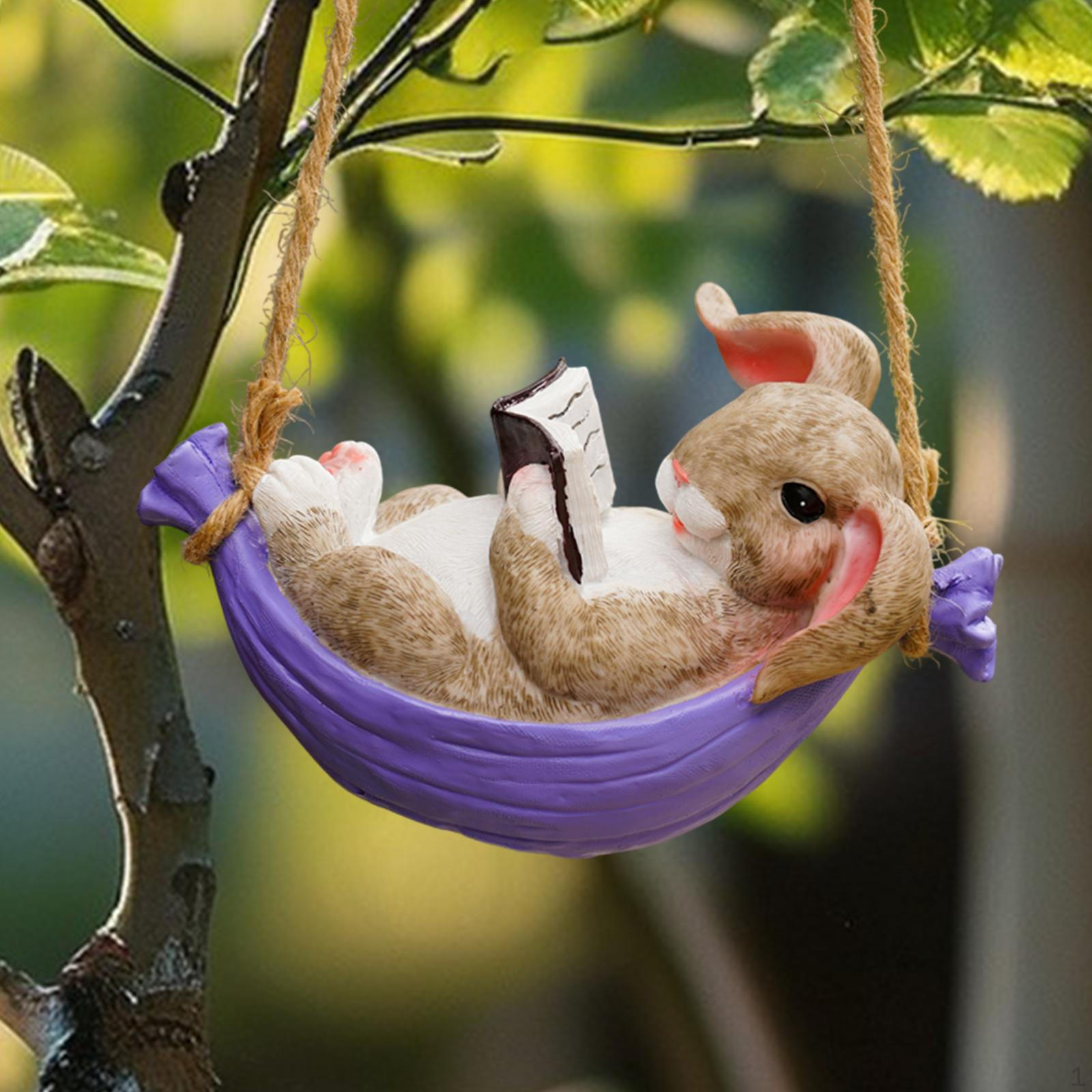 Компактна садова прикраса з підвісним дизайном тварин, фігурка для вулиці з полімерної смоли Rabbit
Компактна садова прикраса з підвісним дизайном тварин, фігурка для вулиці з полімерної смоли Rabbit