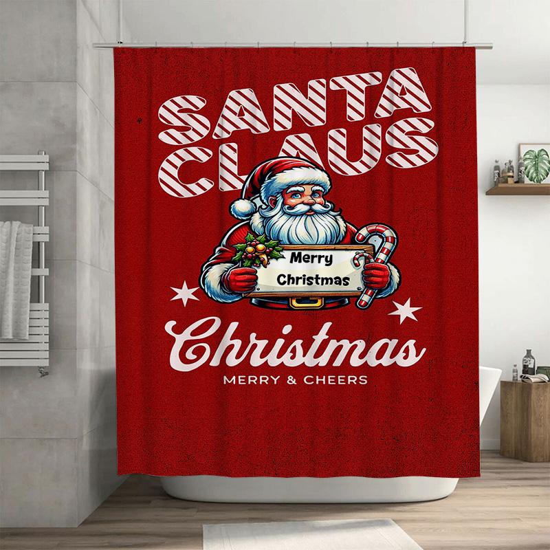 Tuniu Festive Christmas Bathroom Decor Santa Claus Shower Curtain Merry Xmas Holiday Home Decor Fun Cute Holiday Gift Novelty De W60H190(CM)-1 Pcs
Tuniu Festive Christmas Bathroom Decor Santa Claus Shower Curtain Merry Xmas Holiday Home Decor Fun Cute Holiday Gift Novelty De W60H190(CM)-1 Pcs