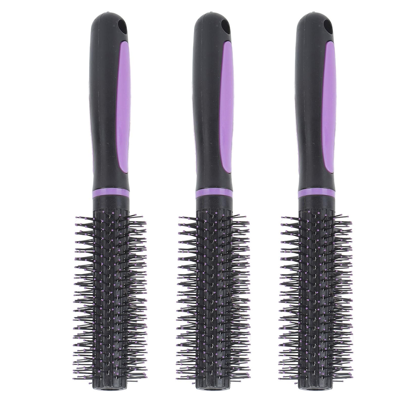 3PCS Round Hair Brush Slip Resistant Curling Roller Comb for Blow Drying Styling All Hair Types
3PCS Round Hair Brush Slip Resistant Curling Roller Comb for Blow Drying Styling All Hair Types