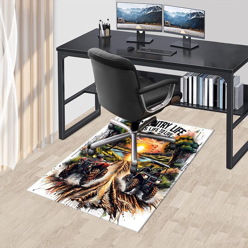 Country Life Chair Mat: Office Carpet, Oversized Rug for Home Decor, Sofa Mat, Desk Protector, Gift for Any Room 60cm by 90cm
Country Life Chair Mat: Office Carpet, Oversized Rug for Home Decor, Sofa Mat, Desk Protector, Gift for Any Room 60cm by 90cm