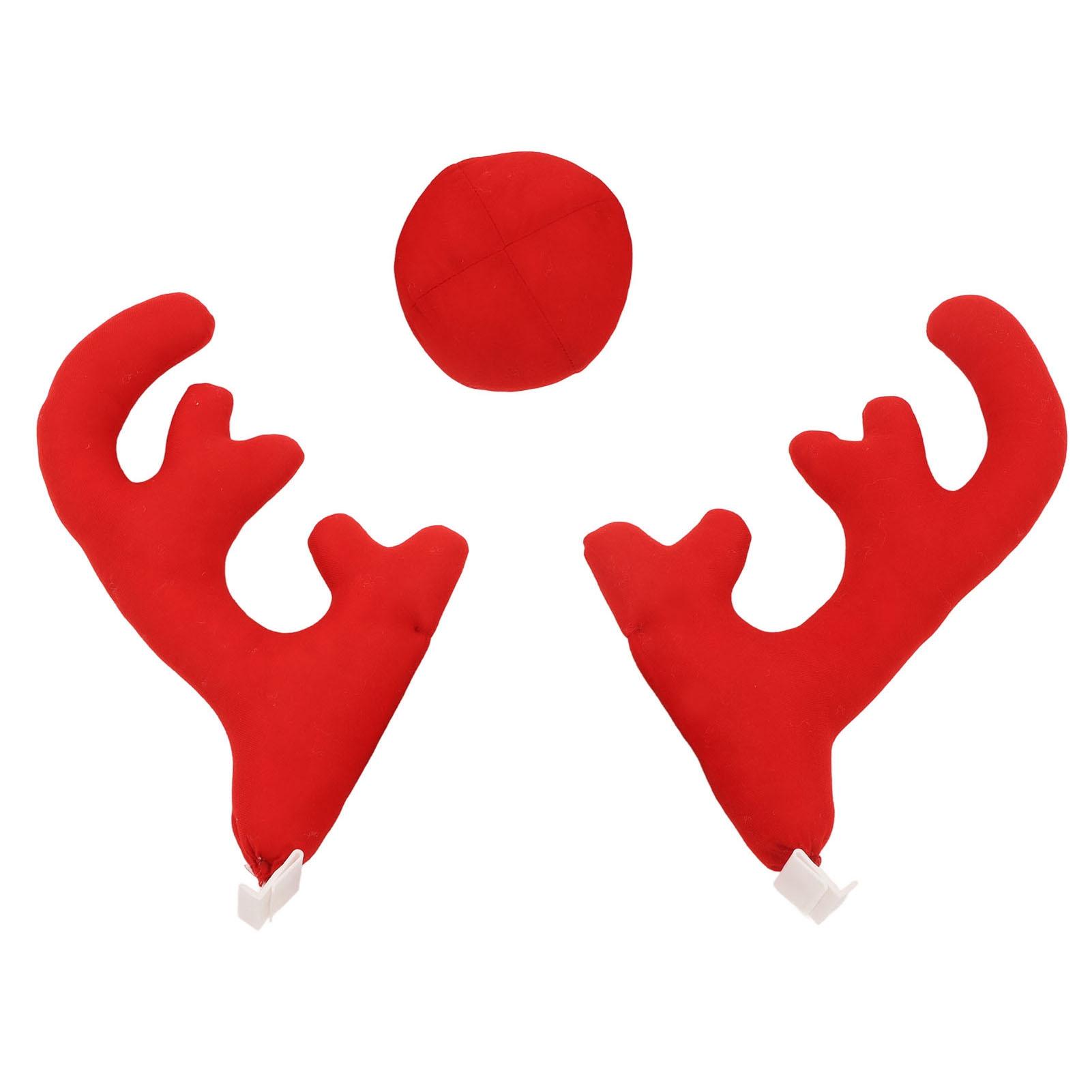 Автомобильные оленьи рога 2 рога 1 нос Мягкий удобный красный Автомобильный набор для украшения оленьими рогами для
Автомобильные оленьи рога 2 рога 1 нос Мягкий удобный красный Автомобильный набор для украшения оленьими рогами для