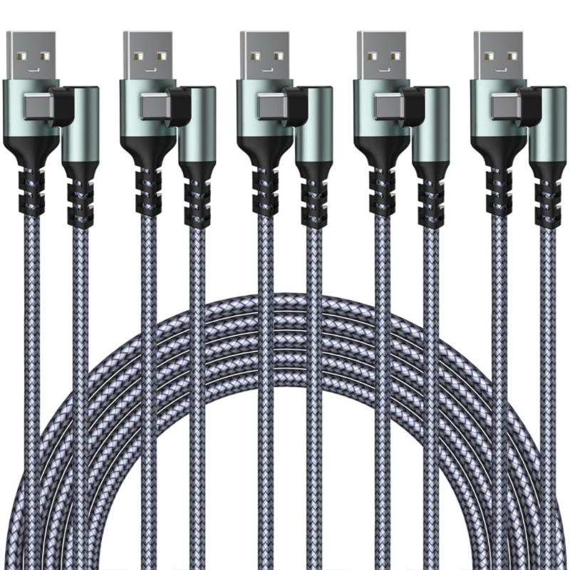 2m USB Type C Charging Cable 90 Degree Angled Connectors Fast Data Transfer Braided Cord for Smartphones Tablets Laptops серый
2m USB Type C Charging Cable 90 Degree Angled Connectors Fast Data Transfer Braided Cord for Smartphones Tablets Laptops серый