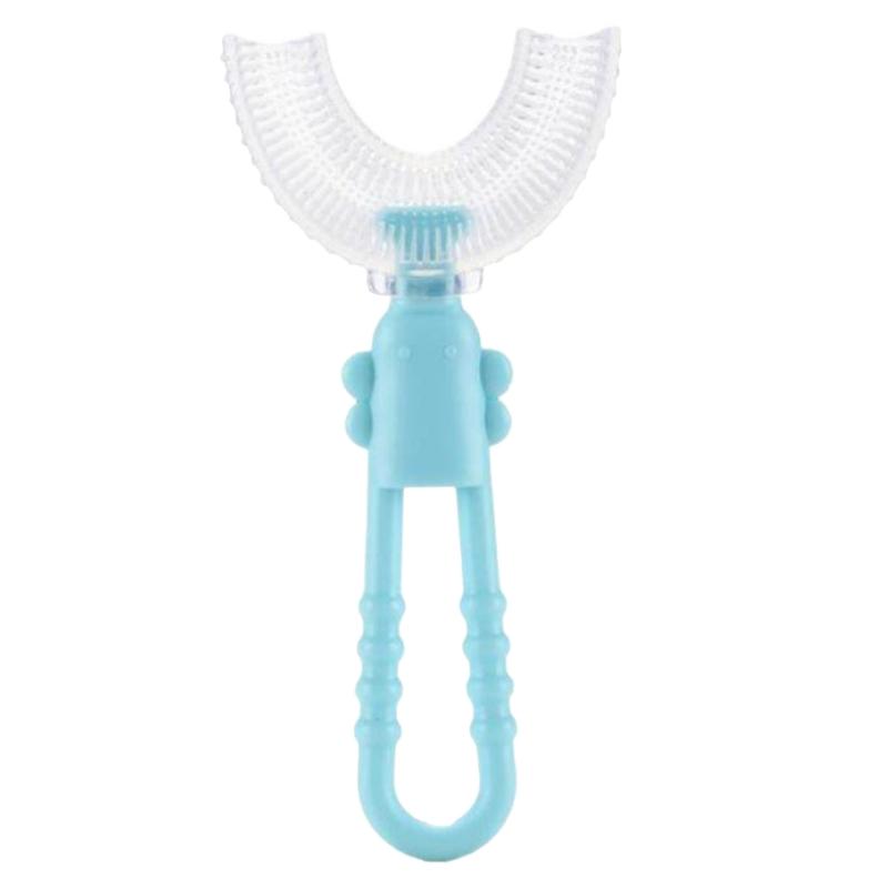 Силиконовая зубная щетка пищевого качества U-образной формы 360° для чистки зубов у малышей Ребенок Розовый/Желтый/Синий/Зеленый
Силиконовая зубная щетка пищевого качества U-образной формы 360° для чистки зубов у малышей Ребенок Розовый/Желтый/Синий/Зеленый