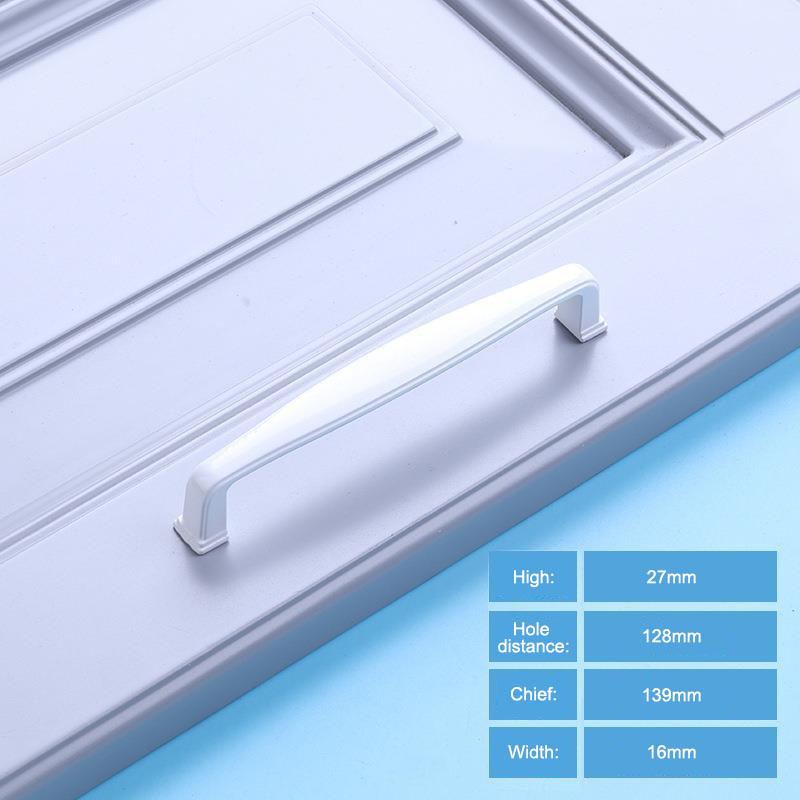 American Style Furniture Handle Aluminum Alloy Drawer Wardrobe Cabinet Puller Door Handle Style A7/128mm Pitch/White
American Style Furniture Handle Aluminum Alloy Drawer Wardrobe Cabinet Puller Door Handle Style A7/128mm Pitch/White