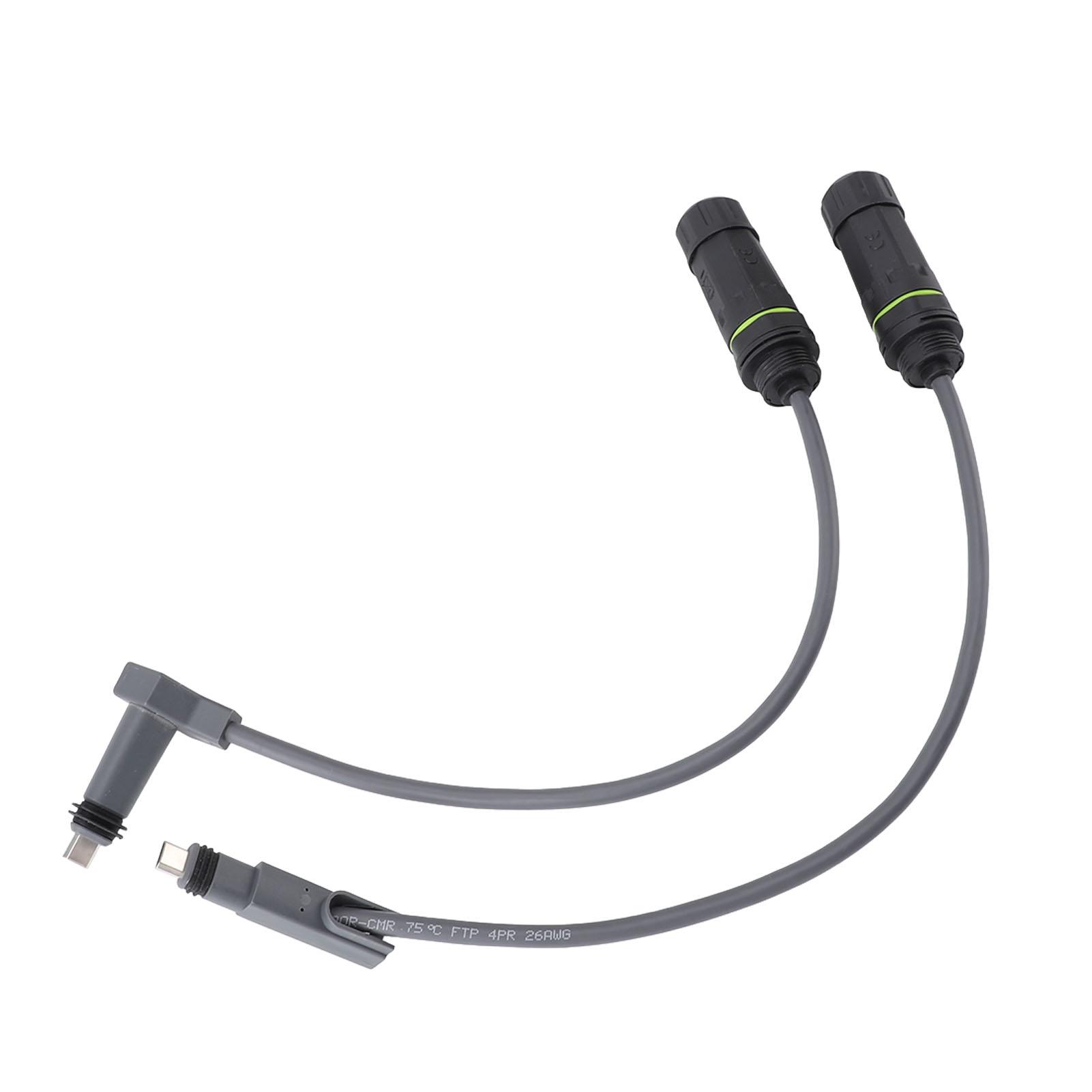 2 шт. Адаптер SPX до RJ45 1200 Мбіт/с Водонепроникний роз єм Ethernet-кабелю IP68 для Dishy та
2 шт. Адаптер SPX до RJ45 1200 Мбіт/с Водонепроникний роз єм Ethernet-кабелю IP68 для Dishy та