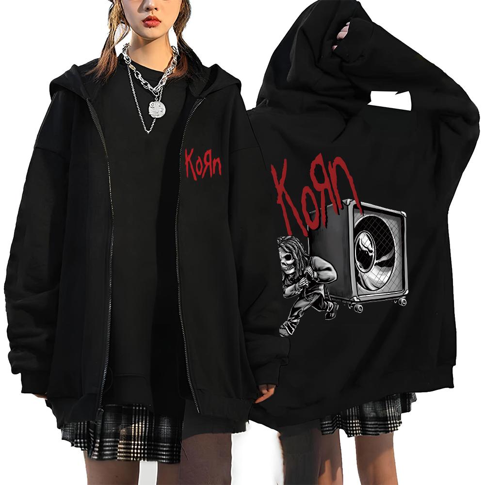 Korn Рок-гурт Літерний логотип Толстовка на блискавці Чоловіча Метал Готика Вінтаж Оверсайз Толстовки на блискавці Вуличний одяг Панк Світшоти Куртка L
Korn Рок-гурт Літерний логотип Толстовка на блискавці Чоловіча Метал Готика Вінтаж Оверсайз Толстовки на блискавці Вуличний одяг Панк Світшоти Куртка L