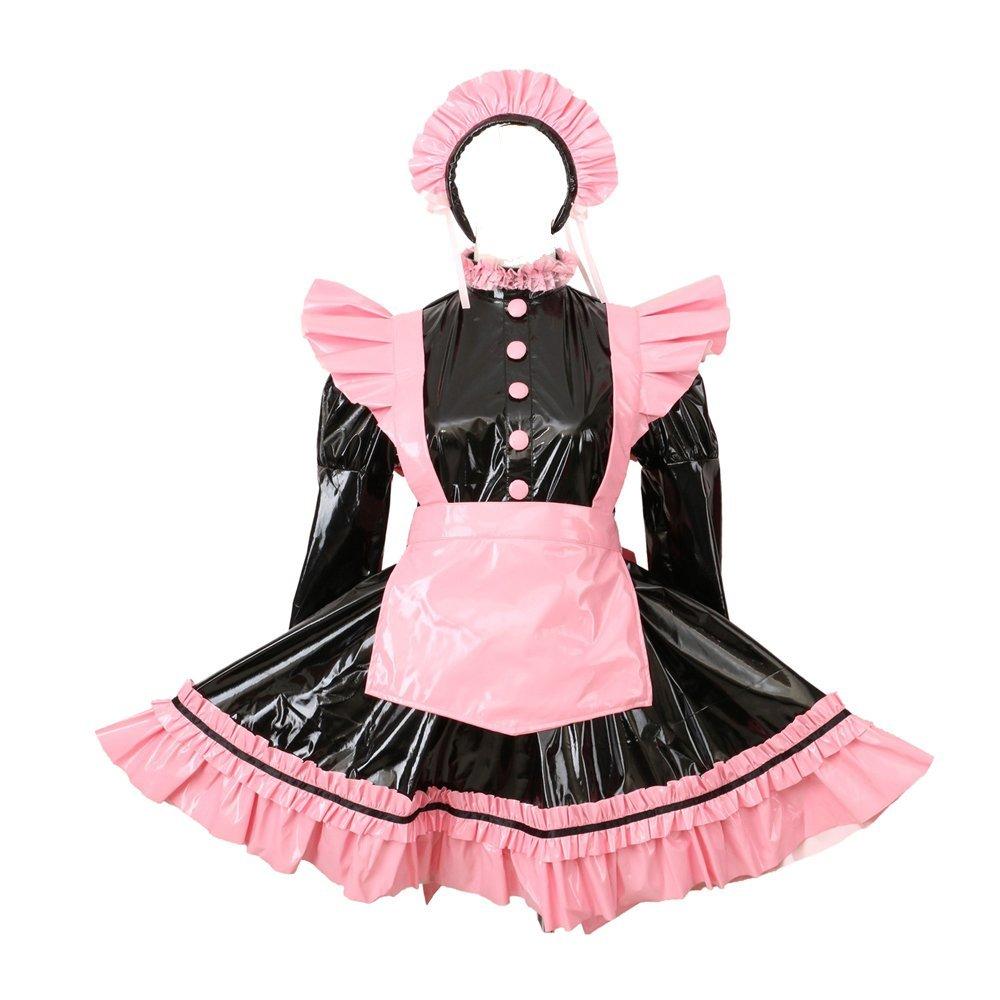 Gocebaby Messy Maid Clothes PVC Rock Frilly Costume Carefully Sewn Moe Lolita Luxury Maid Clothes with Headband Pink (XL) рожевий
Gocebaby Messy Maid Clothes PVC Rock Frilly Costume Carefully Sewn Moe Lolita Luxury Maid Clothes with Headband Pink (XL) рожевий