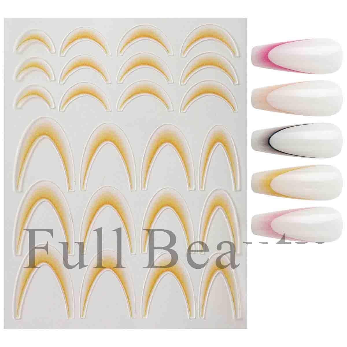 Французские наклейки для ногтей, наклейки для дизайна ногтей, красочные слайдеры, декор для маникюра
Французские наклейки для ногтей, наклейки для дизайна ногтей, красочные слайдеры, декор для маникюра