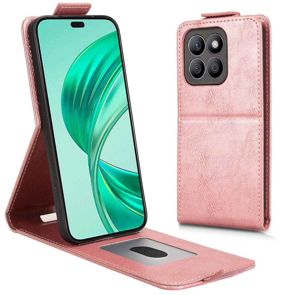 For Honor X8c 4G Stand Case Magnetic Clasp Vertical Flip Leather Phone Cover with Card Holder Rose Gold
For Honor X8c 4G Stand Case Magnetic Clasp Vertical Flip Leather Phone Cover with Card Holder Rose Gold