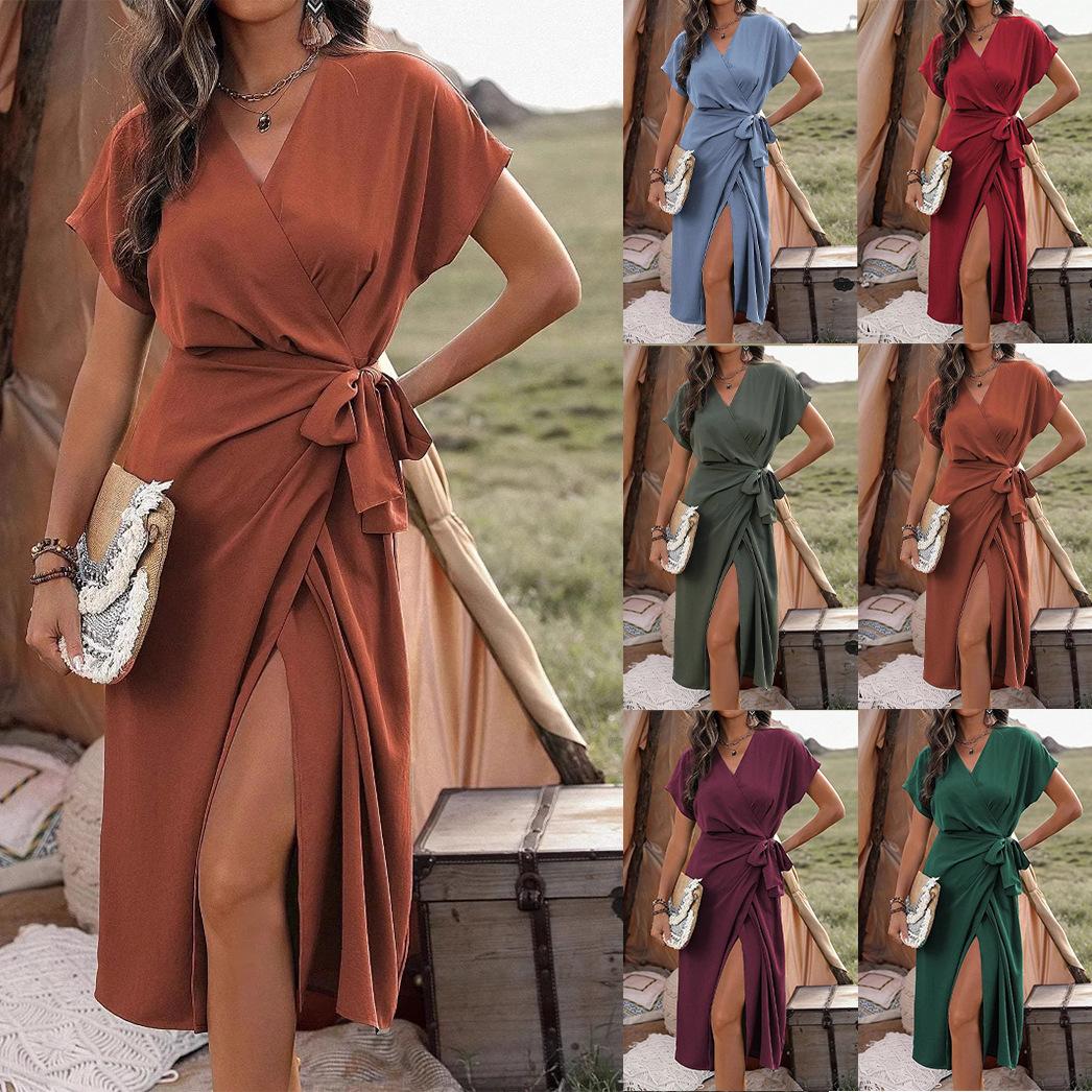 Women s Wrap V-Neck Sleeveless Dress with Waist Bow Tie and Slit, Casual Bodycon Midi Dress in Multiple Colors 3XL армія зелений колір
Women s Wrap V-Neck Sleeveless Dress with Waist Bow Tie and Slit, Casual Bodycon Midi Dress in Multiple Colors 3XL армія зелений колір