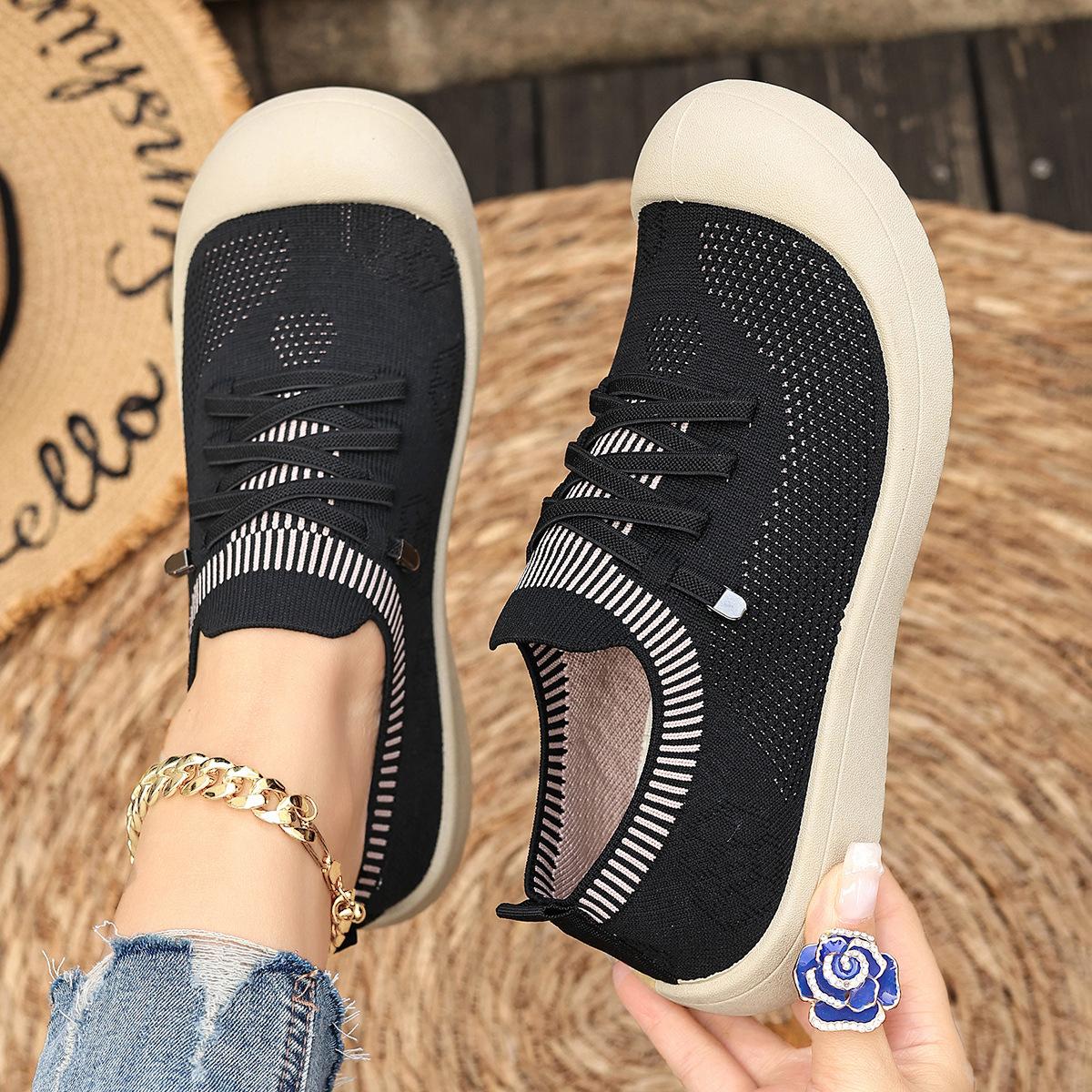 Women s Casual Chunky Platform Sneakers Anti-Slip Walking Shoes for Women Breathable Knitted Running Sneakers Lightweight Lace-Up Work Tennis Shoes 36 чорний
Women s Casual Chunky Platform Sneakers Anti-Slip Walking Shoes for Women Breathable Knitted Running Sneakers Lightweight Lace-Up Work Tennis Shoes 36 чорний