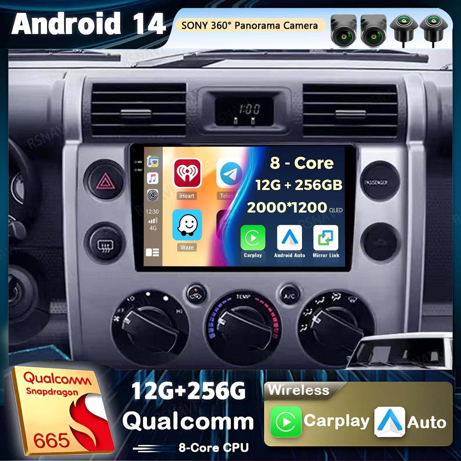 Android 14 Carplay Auto For Toyota FJ Cruiser J15 2006 - 2020 Car Radio 4G+WIFI Player Multimedia srereo Navigation Video GPS BT
Android 14 Carplay Auto For Toyota FJ Cruiser J15 2006 - 2020 Car Radio 4G+WIFI Player Multimedia srereo Navigation Video GPS BT
