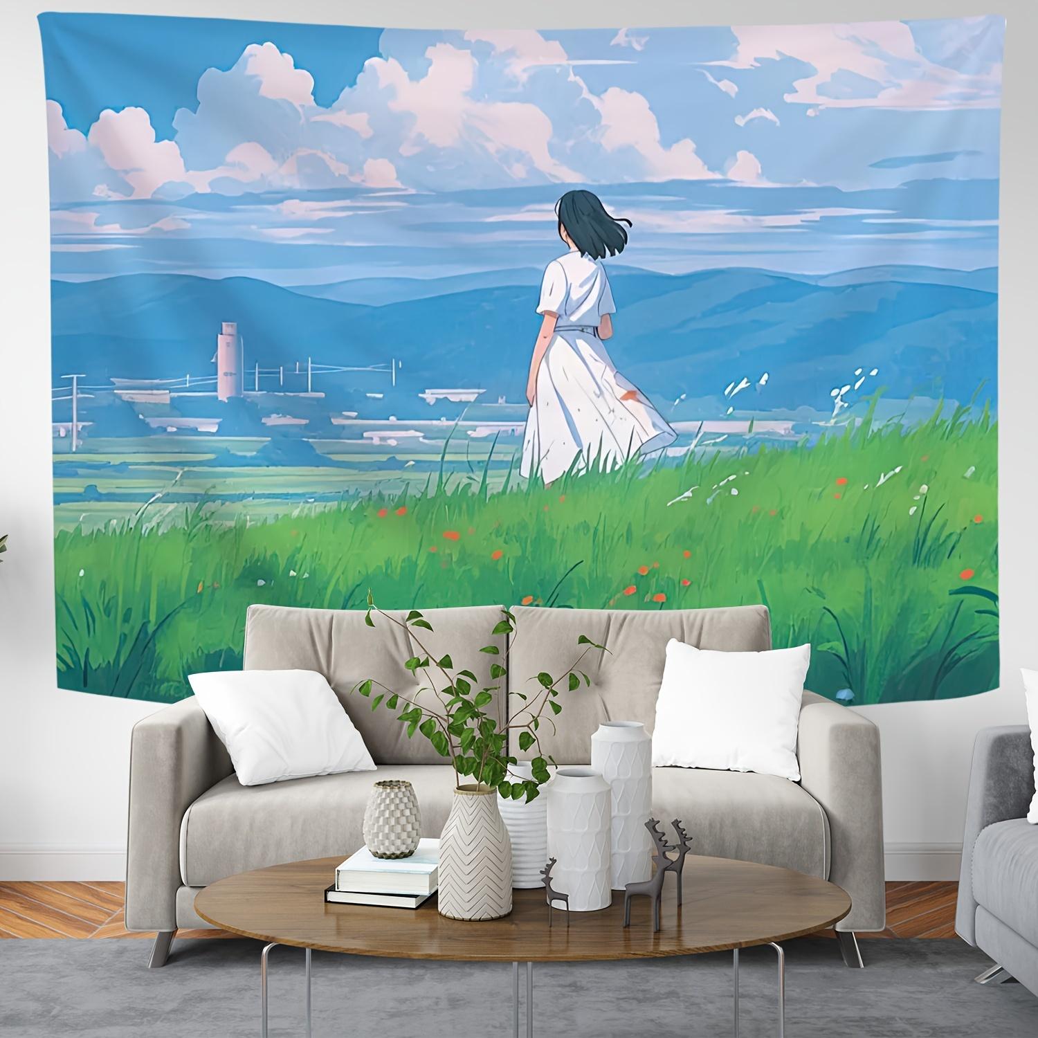 Open 1pc Girl Grassland Mountain Cartoon Tapestry Wall Hanging for Living Room Bedroom Office Home Decor 74x94cm(29x37in)
Open 1pc Girl Grassland Mountain Cartoon Tapestry Wall Hanging for Living Room Bedroom Office Home Decor 74x94cm(29x37in)