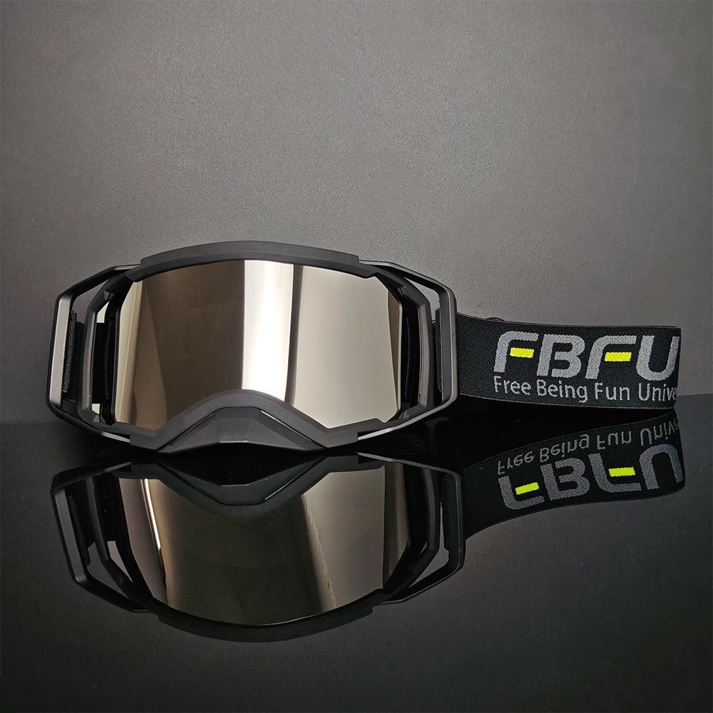 Popular Scott Off-Road Motorcycle Goggles100%Windproof goggles for downhill mountain biking Black frame silver piece
Popular Scott Off-Road Motorcycle Goggles100%Windproof goggles for downhill mountain biking Black frame silver piece
