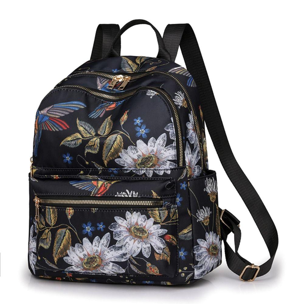 Простой женский рюкзак большой вместимости Водонепроницаемые нейлоновые сумки через плечо С принтом Студенческий школьный рюкзак Для улицы
Простой женский рюкзак большой вместимости Водонепроницаемые нейлоновые сумки через плечо С принтом Студенческий школьный рюкзак Для улицы