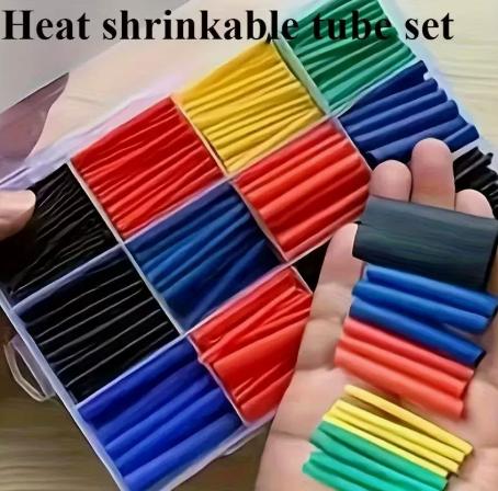 328PCS Heat Shrink Tubing Assortment Kit Electrical Wire Insulation Sleeves Heat Resistant Tubes for Electrical Wiring Protection and Repair One Size
328PCS Heat Shrink Tubing Assortment Kit Electrical Wire Insulation Sleeves Heat Resistant Tubes for Electrical Wiring Protection and Repair One Size