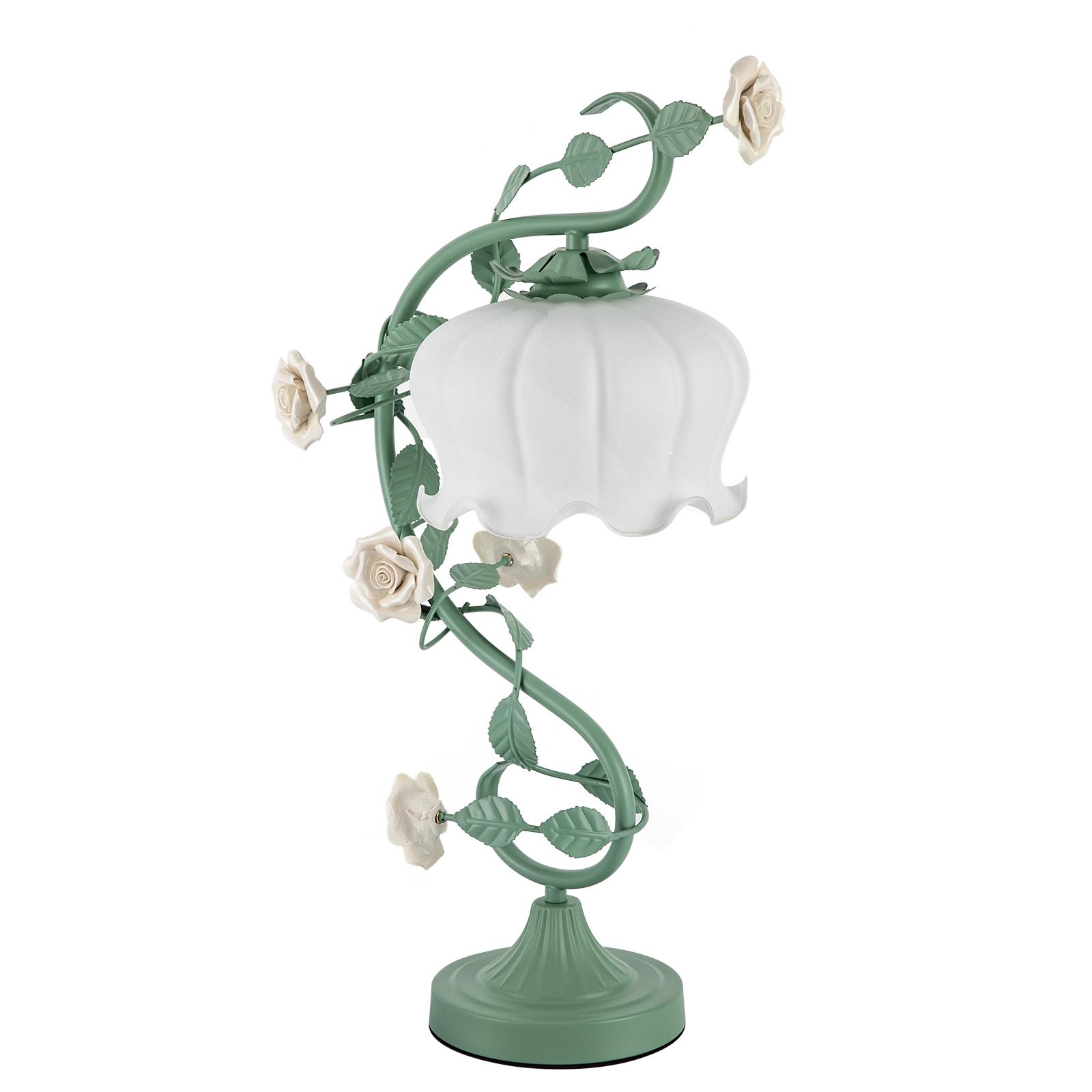Flower Glass Table Lamp with 7.48inches Wide Bent Glass Lampshade, 20 inches Tall E26 Lamp Holders for Decorating Offices зелёный
Flower Glass Table Lamp with 7.48inches Wide Bent Glass Lampshade, 20 inches Tall E26 Lamp Holders for Decorating Offices зелёный