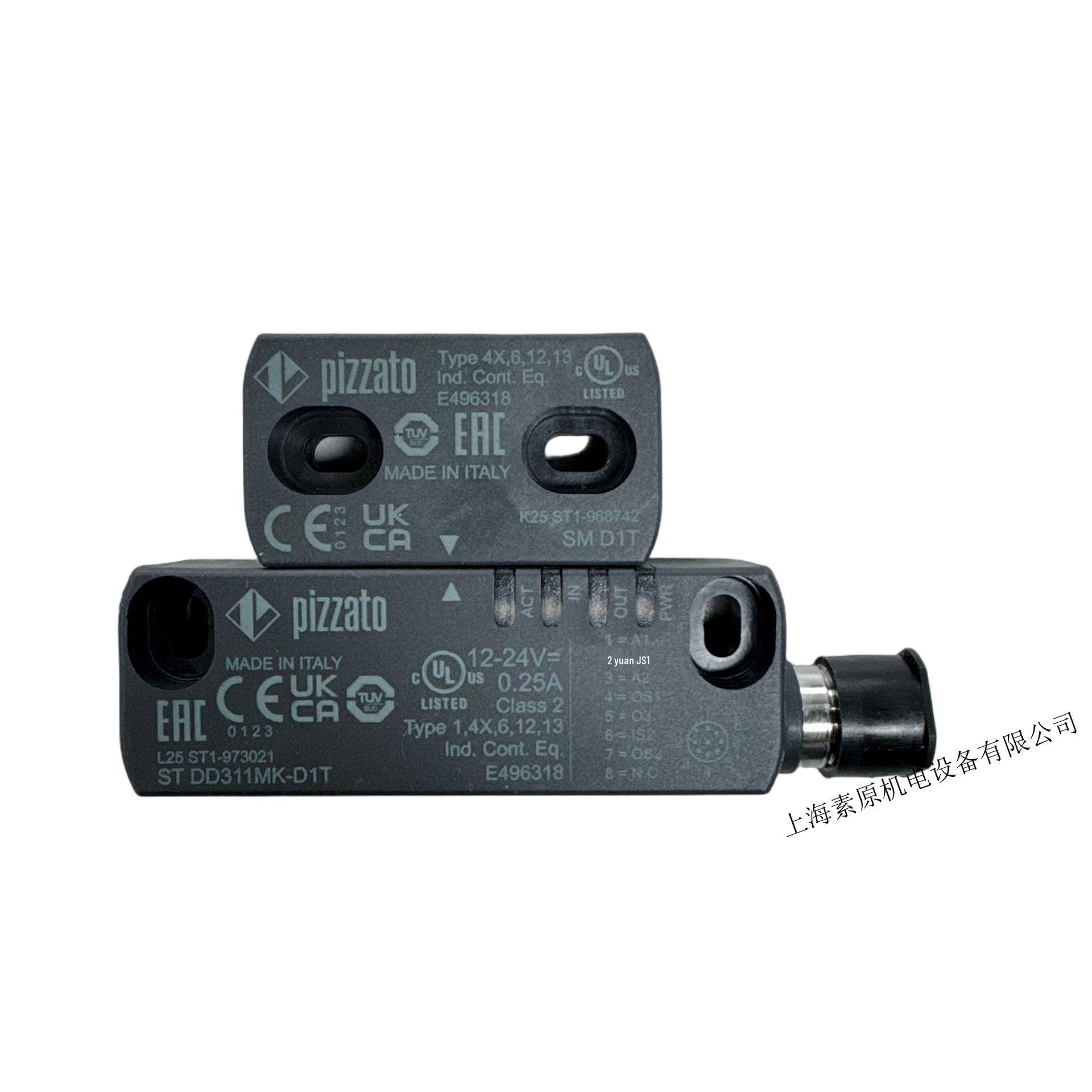 Pizzato Italy Safety Sensor ST DD311MK-D1T
Pizzato Italy Safety Sensor ST DD311MK-D1T