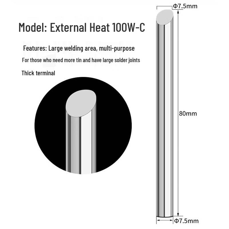 Sheng Bi Lai External Heating Soldering Iron Tip
Sheng Bi Lai External Heating Soldering Iron Tip
