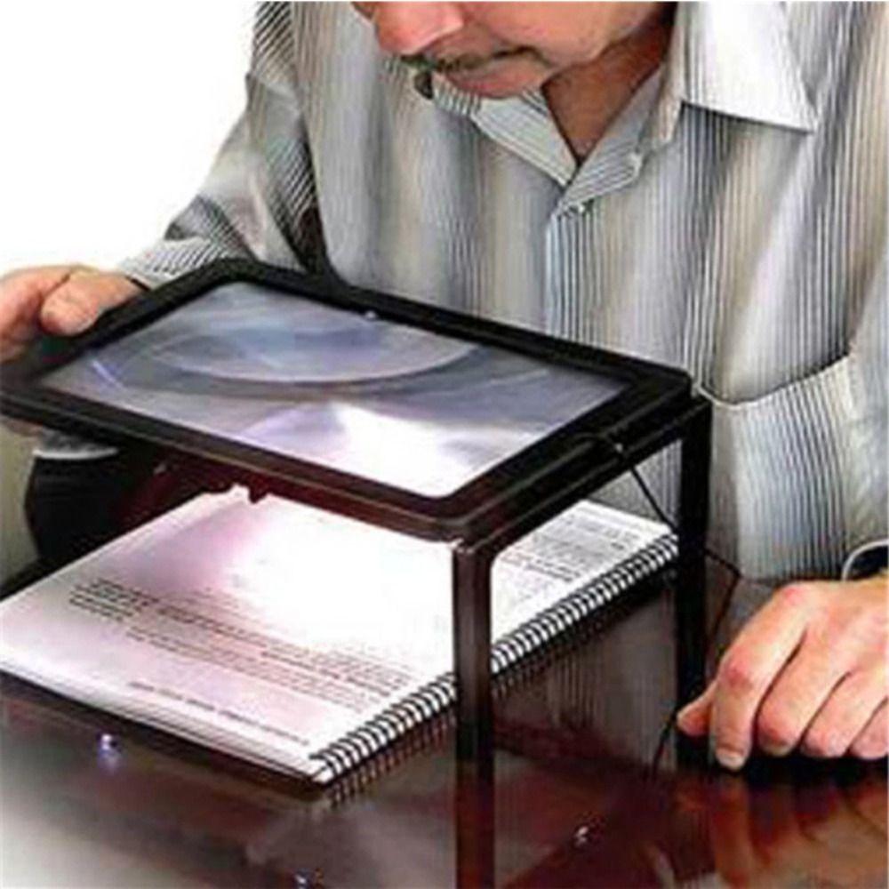 Foldable Reading 3X Magnifier Full Page a4 LED Magnifying Glass for Reading Sewing Knitting 3X
Foldable Reading 3X Magnifier Full Page a4 LED Magnifying Glass for Reading Sewing Knitting 3X
