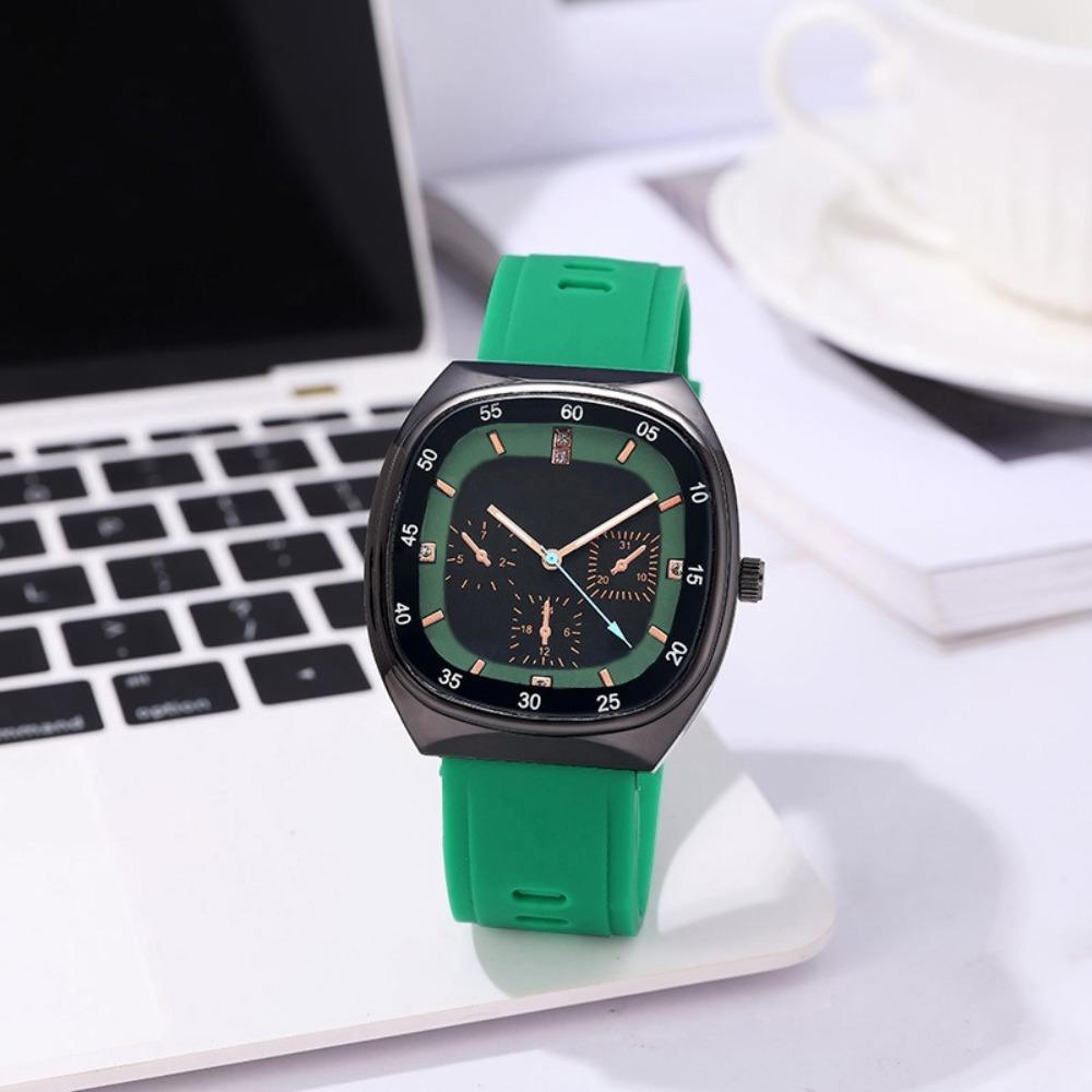 Large Dial Men Imitation Needle Watch Square Couple Watch Women Quartz Watch for Women Men сірий
Large Dial Men Imitation Needle Watch Square Couple Watch Women Quartz Watch for Women Men сірий