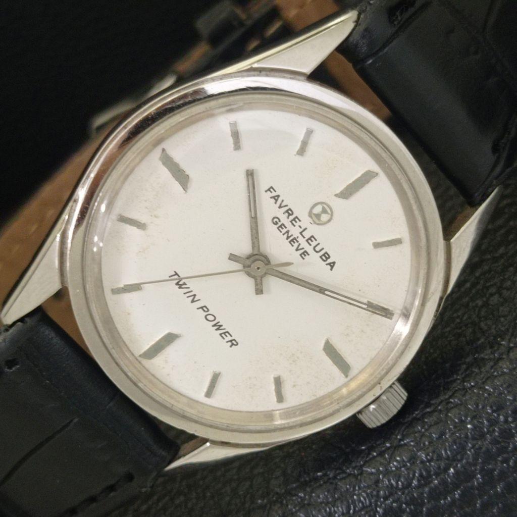 HAND-WINDING VINTAGE FAVRE LEUBA TWIN POWER 253 SWISS MENS WHITE WATCH a703762-1 R213e-a703762
HAND-WINDING VINTAGE FAVRE LEUBA TWIN POWER 253 SWISS MENS WHITE WATCH a703762-1 R213e-a703762