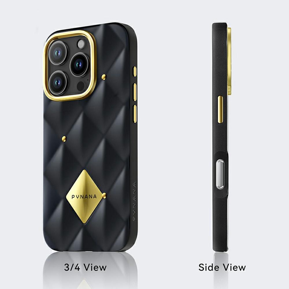 PYNANA PN-16BLG4 For iPhone 16 Pro Max Case Metal Diamond PC+TPU Mobile Cover Black
PYNANA PN-16BLG4 For iPhone 16 Pro Max Case Metal Diamond PC+TPU Mobile Cover Black