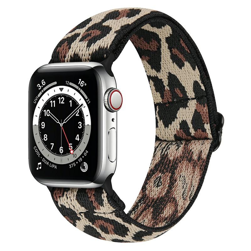 Braided Nylon Adjustable Watch Band Replacement Bracelet Strap for Apple Watch Ultra 49mm/Series 8 45mm/7 45mm/1/2/3 42mm 4/5/6/SE/SE (2022) 44mm Leopard
Braided Nylon Adjustable Watch Band Replacement Bracelet Strap for Apple Watch Ultra 49mm/Series 8 45mm/7 45mm/1/2/3 42mm 4/5/6/SE/SE (2022) 44mm Leopard