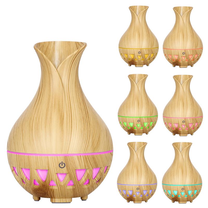 160ml Vase Shape Humidifier Colorful Light Wood Grain Hollow Essential Oil Diffuser (No CE Certificate) Brown/US Plug
160ml Vase Shape Humidifier Colorful Light Wood Grain Hollow Essential Oil Diffuser (No CE Certificate) Brown/US Plug
