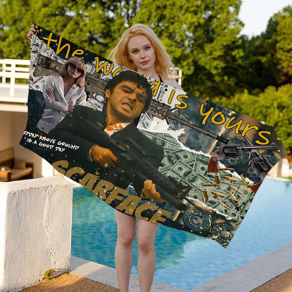 Movie Scarface Big Microfiber Beach Towels Quick Dry Towel Sand Beach Towels Pool Towel For Travel Swim Pool Yoga W30*H60(CM)
Movie Scarface Big Microfiber Beach Towels Quick Dry Towel Sand Beach Towels Pool Towel For Travel Swim Pool Yoga W30*H60(CM)