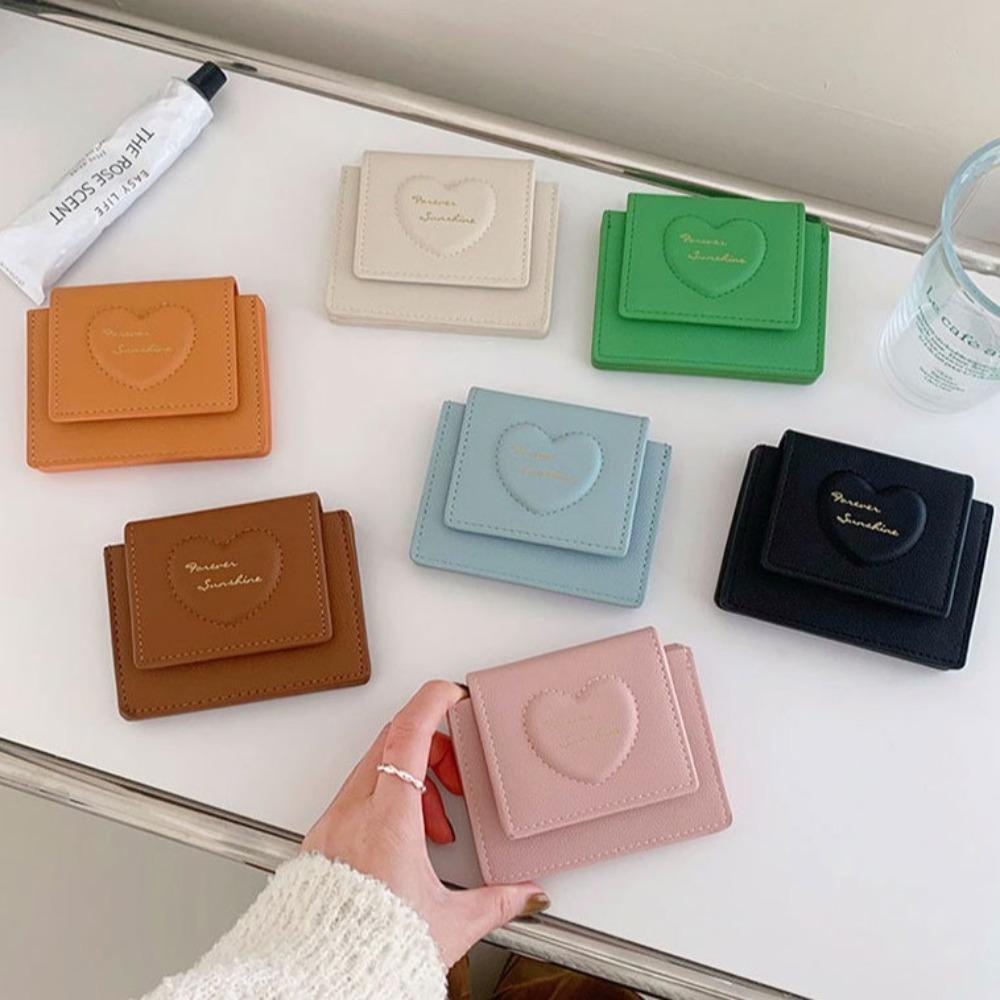 Macaron Color Women s Short Purse Cute Solid Color Card Holder Simple Love Heart Wallet Outdoor
Macaron Color Women s Short Purse Cute Solid Color Card Holder Simple Love Heart Wallet Outdoor