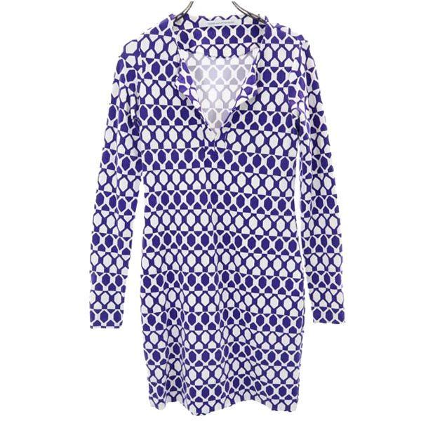 DIANE VON FURSTENBERG Overall handle Long sleeve stretch one piece Purple Women Used
DIANE VON FURSTENBERG Overall handle Long sleeve stretch one piece Purple Women Used