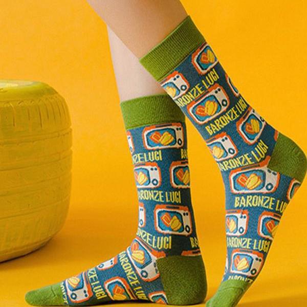 Trendy French Kitten Mid-Calf Socks: Retro College Style for Men & Women - Literary Spring Cotton One Size
Trendy French Kitten Mid-Calf Socks: Retro College Style for Men & Women - Literary Spring Cotton One Size