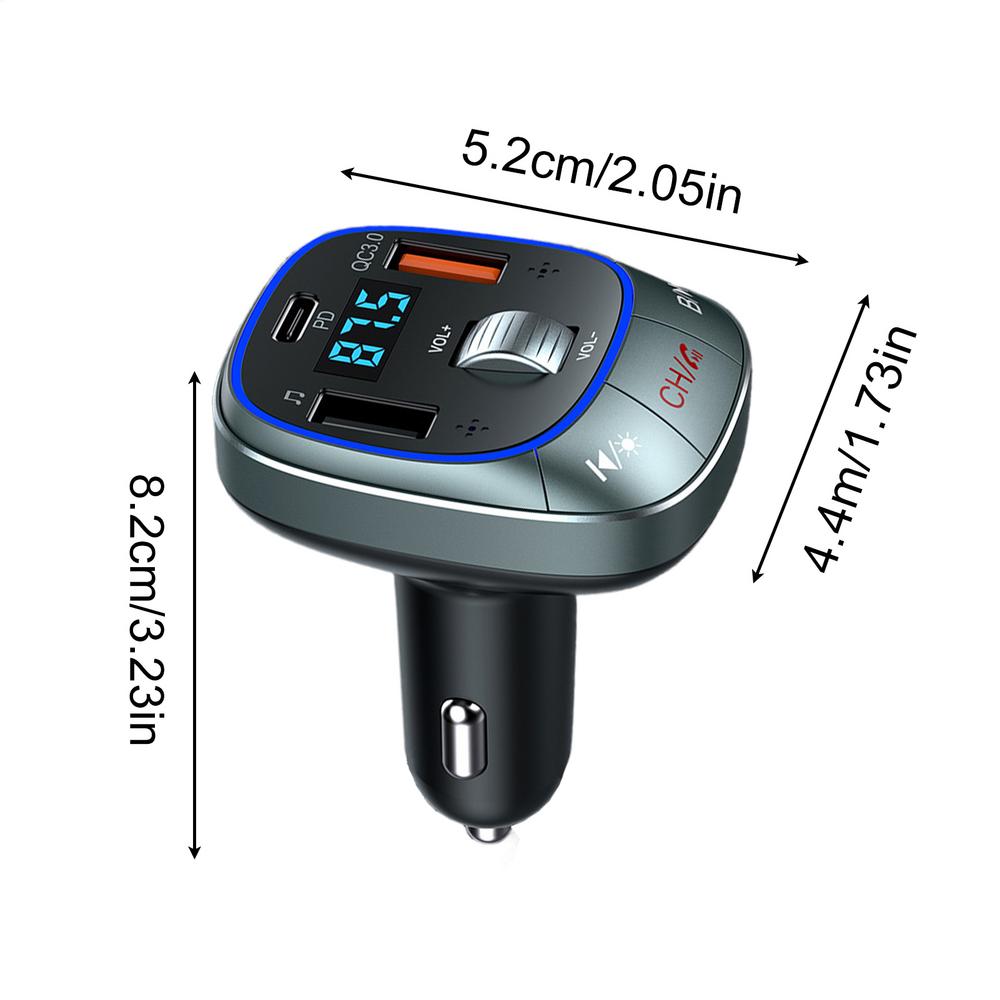 Wireless Car Radio Adapter Wireless Car Adapter Fm Transmitter Automobile Electronics With Double Charging Ports For Sedan чорний
Wireless Car Radio Adapter Wireless Car Adapter Fm Transmitter Automobile Electronics With Double Charging Ports For Sedan чорний