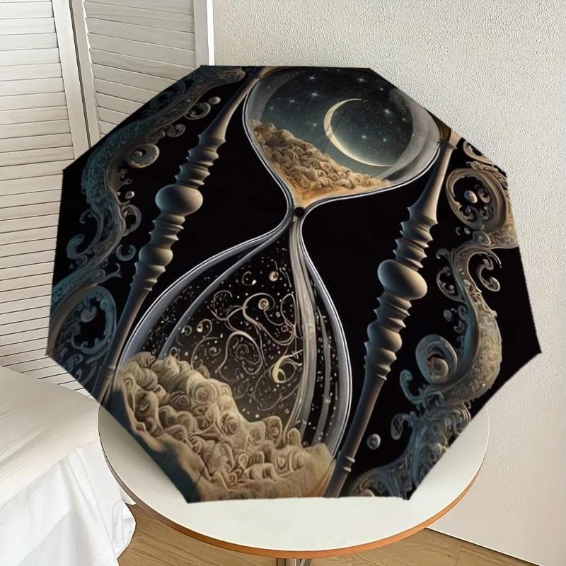 1pc Hourglass Dreams: Timeless Whispers of the Night Umbrella with Plastic Handle,Suitable for All Seasons Home Travel Outdoor UmbrellaDD538
1pc Hourglass Dreams: Timeless Whispers of the Night Umbrella with Plastic Handle,Suitable for All Seasons Home Travel Outdoor UmbrellaDD538