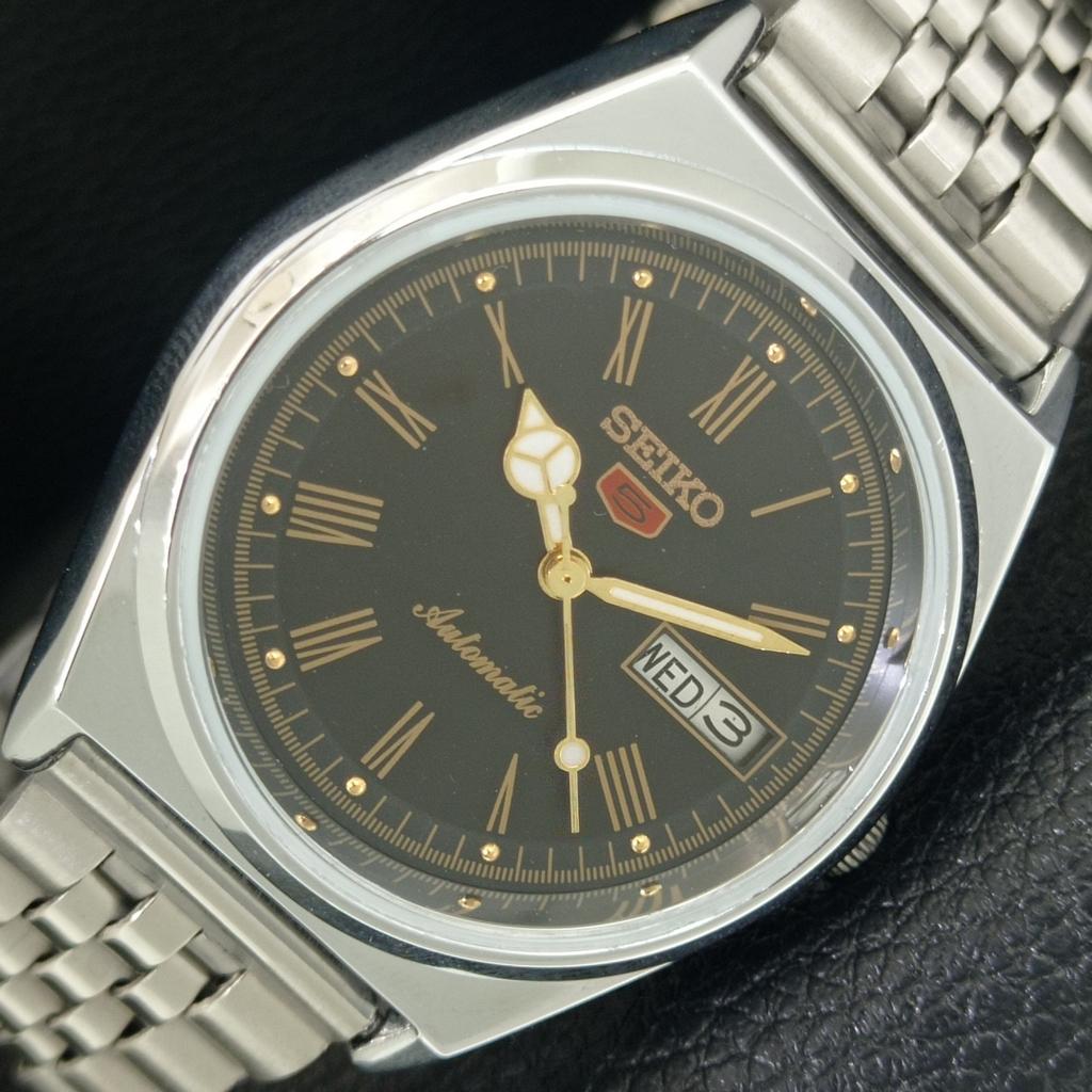 JAPAN VINTAGE REFURBISHED SEIKO 5 AUTOMATIC MENS ROMAN FIGURE WATCH a442633-1
JAPAN VINTAGE REFURBISHED SEIKO 5 AUTOMATIC MENS ROMAN FIGURE WATCH a442633-1