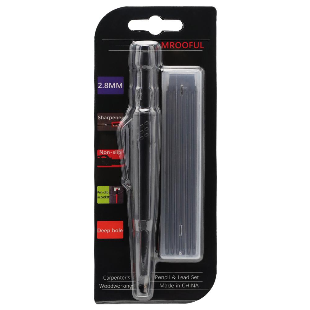 Woodworking Pencil Card Set, Deep Hole Marking and Drawing, with 2.8mm Reliable and Durable Lead, for Carpenters Engineering
Woodworking Pencil Card Set, Deep Hole Marking and Drawing, with 2.8mm Reliable and Durable Lead, for Carpenters Engineering