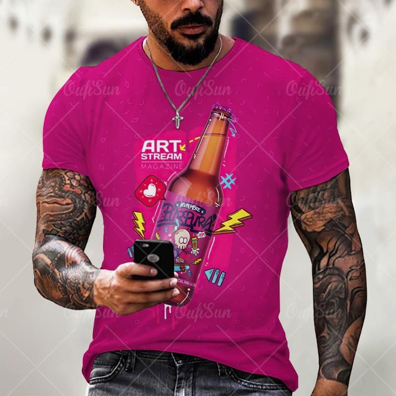 Beer 3D Print Men s T-Shirts Summer Polyester O-Neck Breathable Short Sleeve Loose 5XL
Beer 3D Print Men s T-Shirts Summer Polyester O-Neck Breathable Short Sleeve Loose 5XL
