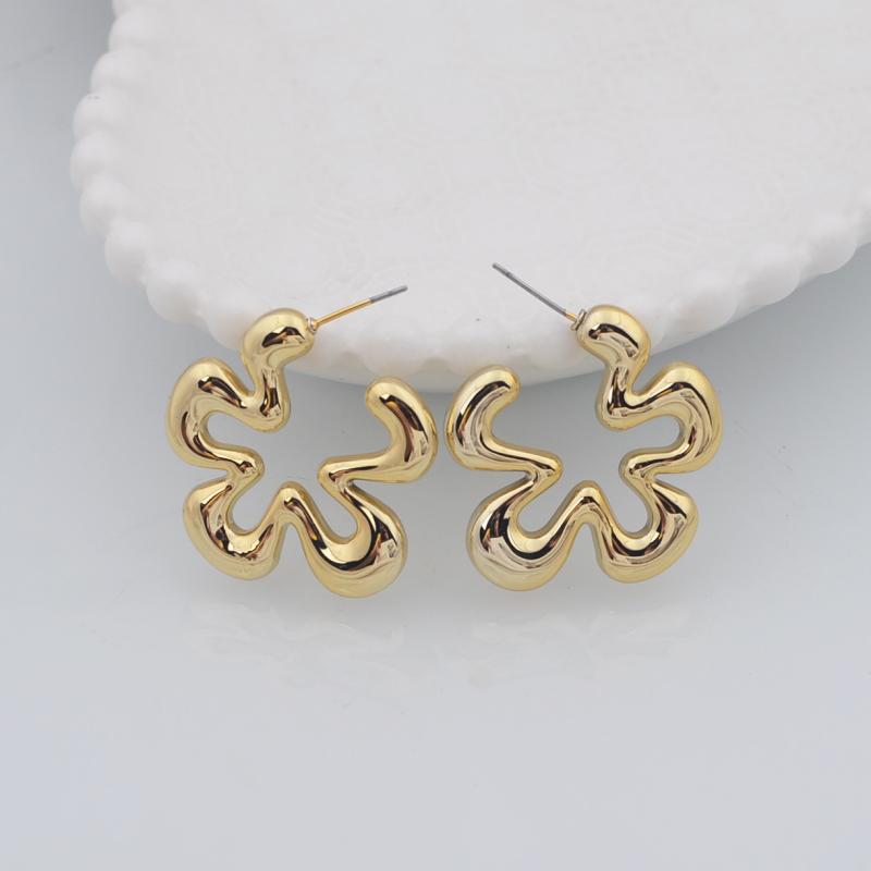 Trendy Fashion Hollow Flower Dangle Earrings for Women Exaggerated Thick Metal European New Trendy Female Punk Hiphop Zircon
Trendy Fashion Hollow Flower Dangle Earrings for Women Exaggerated Thick Metal European New Trendy Female Punk Hiphop Zircon