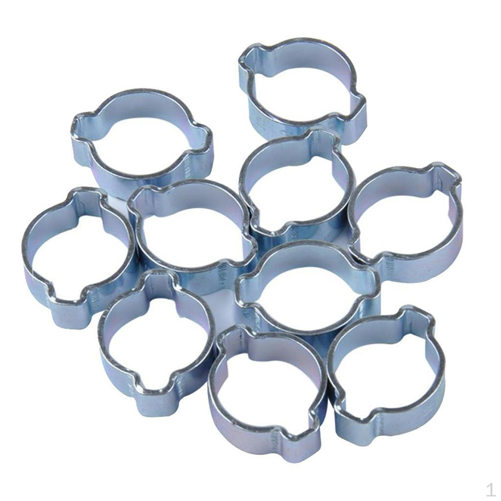 10x Zinc Plated Double Ear O Clips Hose Tube Fuel Clamp 15-18mm
10x Zinc Plated Double Ear O Clips Hose Tube Fuel Clamp 15-18mm