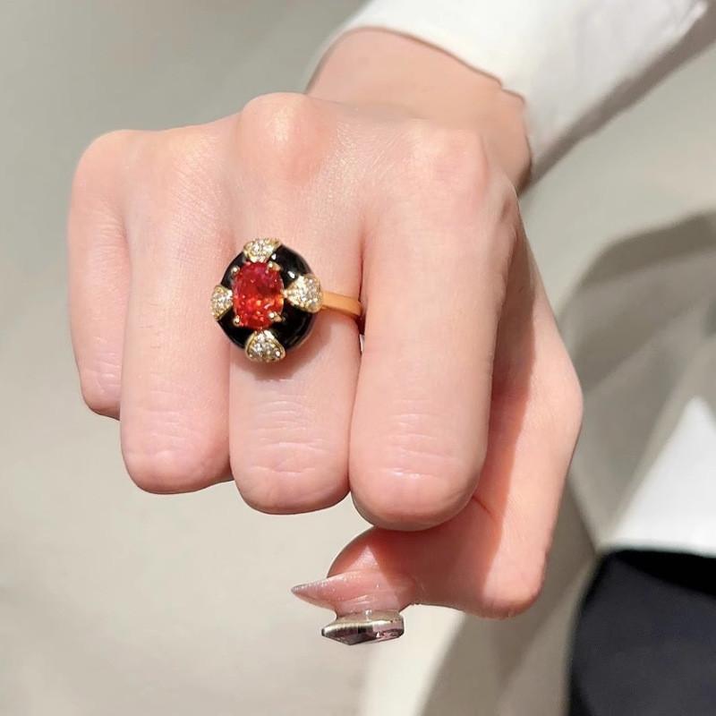 Exquisite Gothic Style Ruby Designed Crystal Ring For Women Adjustable Size Fashion Jewelry
Exquisite Gothic Style Ruby Designed Crystal Ring For Women Adjustable Size Fashion Jewelry