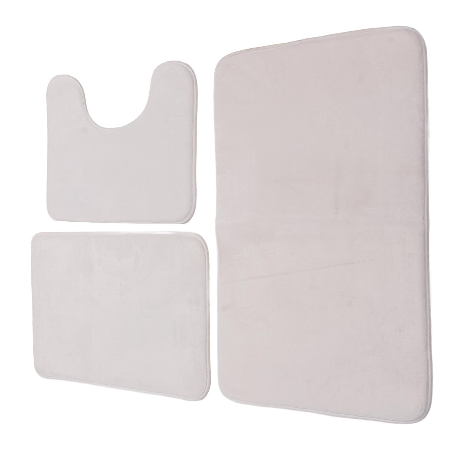 3 Pieces Toilet Mat Set Non Slip Water Absorbent Washable Bathroom U Shaped Toilet Rug Set for Home Toilet Training
3 Pieces Toilet Mat Set Non Slip Water Absorbent Washable Bathroom U Shaped Toilet Rug Set for Home Toilet Training