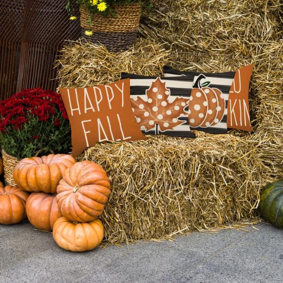 4 шт. водонепроницаемые осенние наволочки для подушек на День Благодарения Декор праздничные наволочки с принтом для дома