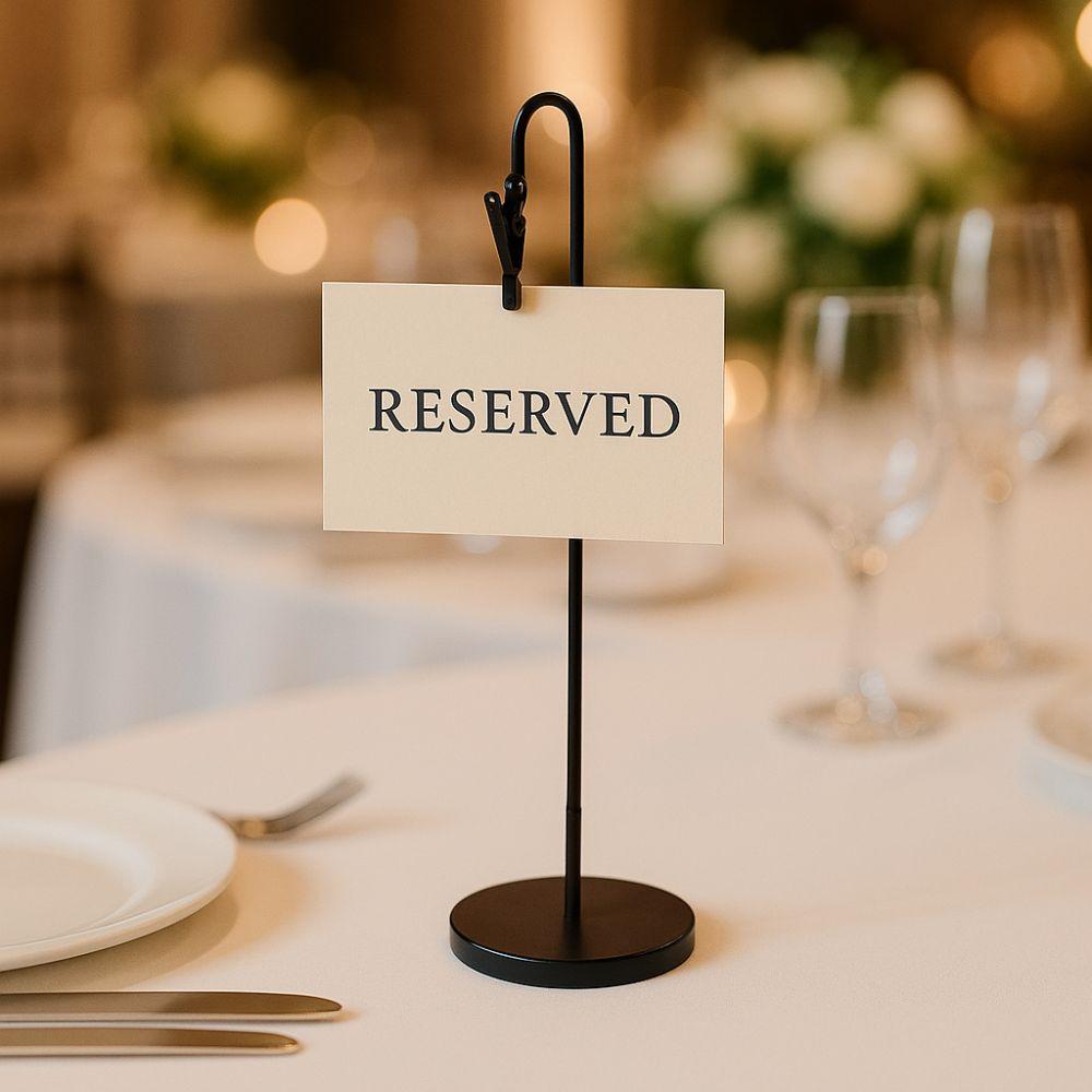 Non-Slip Base Metal Place Card Holder Elegant Wedding Table Stands Place Card Stands Baby Shower 30cm
Non-Slip Base Metal Place Card Holder Elegant Wedding Table Stands Place Card Stands Baby Shower 30cm