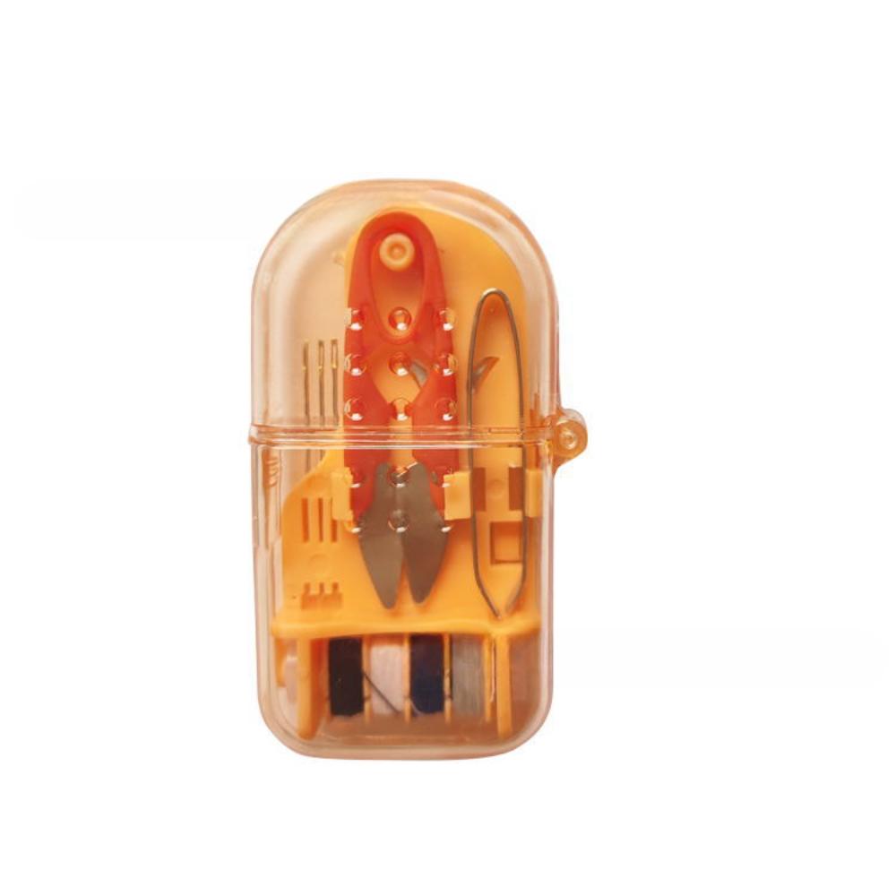 Exquisite and Portable Mini Travel Macaron Color Plastic Household Sewing Box Kit Needle Thread Scissors Sewing Tool помаранчевий
Exquisite and Portable Mini Travel Macaron Color Plastic Household Sewing Box Kit Needle Thread Scissors Sewing Tool помаранчевий