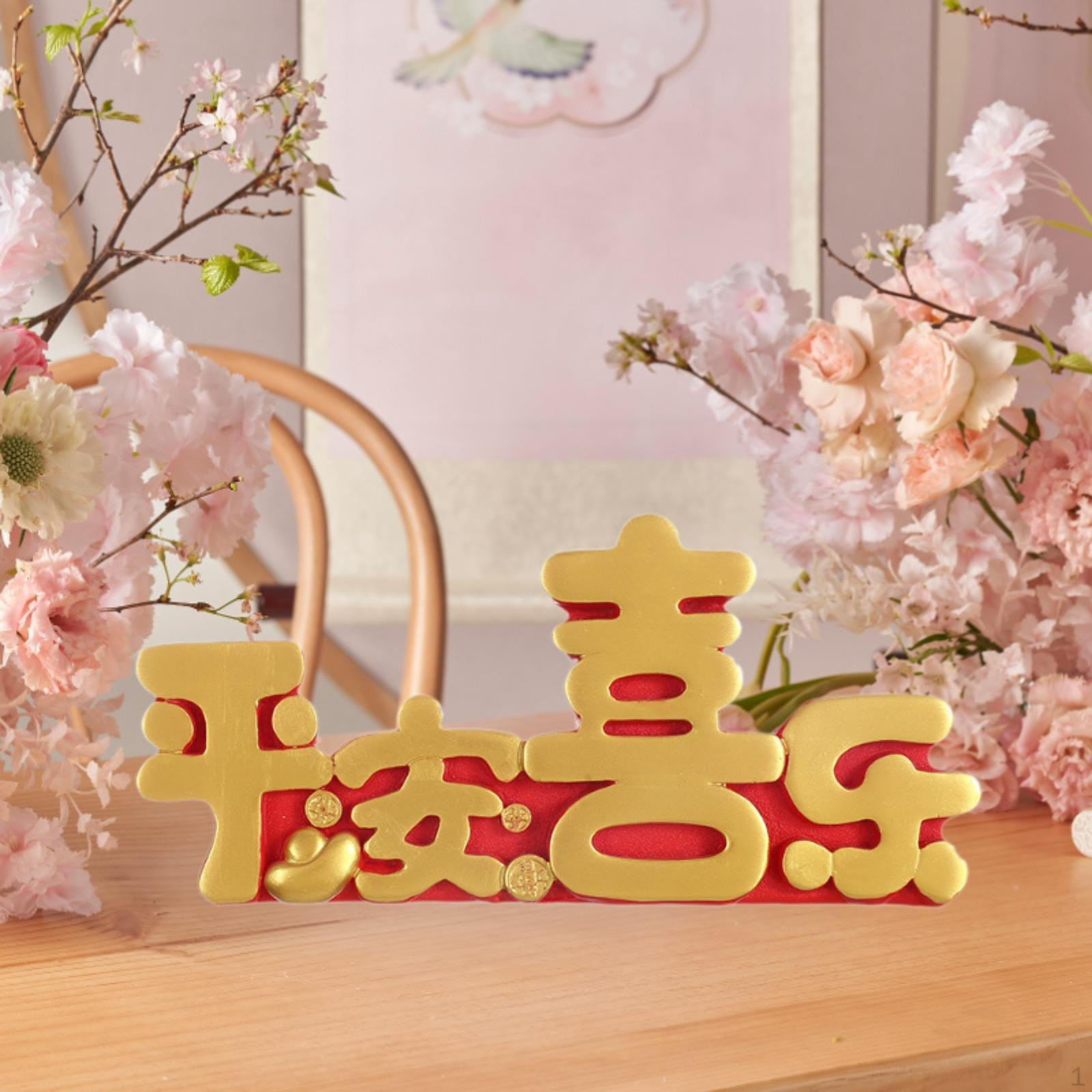 Ваза для благословенных цветов Lucky Art Craft, креативная, центральная часть, настольный горшок для цветов из смолы Style B