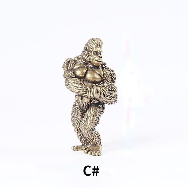 Ретро латунь фитнес бицепс Brachii Gorilla маленькая статуя офис настольные украшения декор ремесла мышцы животных фигурки орангутанга Style C
Ретро латунь фитнес бицепс Brachii Gorilla маленькая статуя офис настольные украшения декор ремесла мышцы животных фигурки орангутанга Style C