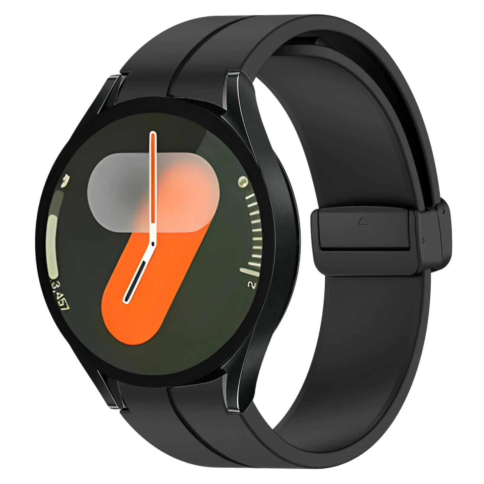 Original Silicone Band For Samsung Galaxy Watch 7 6 5 4 FE 44mm 40mm 5 Pro 45mm Magnetic Bracelet Watch 6 Classic 43mm 47mm Belt Galaxy Watch 7-6-5-4
Original Silicone Band For Samsung Galaxy Watch 7 6 5 4 FE 44mm 40mm 5 Pro 45mm Magnetic Bracelet Watch 6 Classic 43mm 47mm Belt Galaxy Watch 7-6-5-4