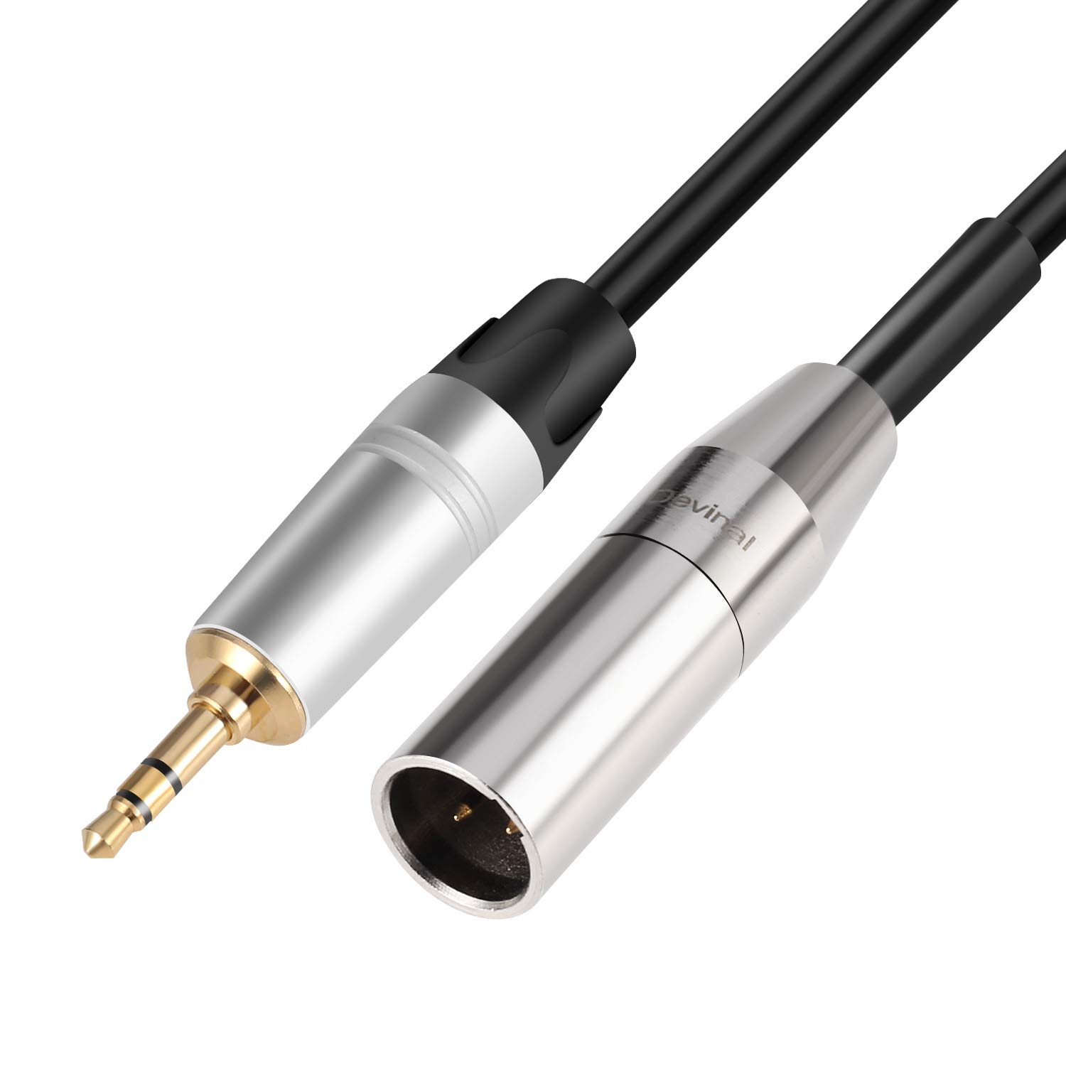Devinal to Mini XLR Balanced Stereo to 3 Pin Mini XLR Male Cord Adapter Connector for Pro Lapel Mic 3.5mm calbe, 1/8 12 (30cm)
Devinal to Mini XLR Balanced Stereo to 3 Pin Mini XLR Male Cord Adapter Connector for Pro Lapel Mic 3.5mm calbe, 1/8 12 (30cm)